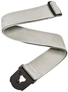 D'Addario Polypropylene Planet Lock Guitar Strap - Electric, Acoustic & Bass Guitar Strap - Silver