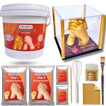 Ubrighty Hand Casting Kit - for Couples, Baby, Husband, Parents, Spacial Anniversary, Birthday Gift, 3D Moulding Powder for Hand, Foot, Molding (Couple KIT with Display Box)