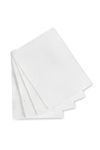 Wanderings Handmade White Deckle Edge Blank Paper Cards - only 3.5x2” - Pack of 50 - Watercolor Mixed Media - Ideal for Arts & Crafts, Gift Tags, Price Tags, Place Cards, Name Cards - Thick 150 GSM