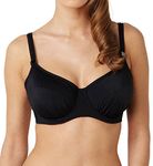 Panache Women's Anya Bikini Top, Black, 32E