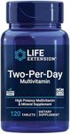 Life Extension Two-Per-Day High Potency Multi-Vitamin & Mineral Supplement - Vitamins, Minerals, Plant Extracts, Quercetin, 5-MTHF Folate & More - Gluten-Free - Non-GMO - 120 Tablets