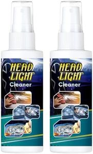 HK Pramukh Headlight Cleaning Spray DIY Automobile Car & Bike Headlight Lens, Glass Restorer Cleaner & Shiner, Restores Cloudy, Dull, Yellowed Headlights Cleaner Spray, Pack of 2 (100 ML Each)
