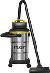 Stanley Wet/Dry Vacuum, 5 Gallon, 4 Horsepower, Stainless Steel Tank