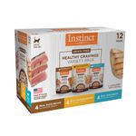 Instinct Healthy Cravings Grain Free Recipe Variety Pack Natural Wet Cat Food Topper by Nature's Variety, 3 oz. Pouches (Pack of 12)