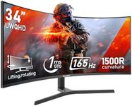 Gawfolk 34 Inch Ultrawide Curved 16