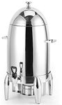 [5 Gallon capacity] Stainless Steel Hot Beverage Dispenser durable and long-lasting Chafer Urn with Chrome Accents - 80 cup By ChefMaid