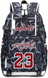 Basketball MJ23 Multifunction Backpack Travel Daypacks Fans Laptop Bag (Style 7)