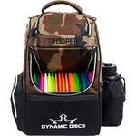 Dynamic Discs Trooper Disc Golf Backpack | Frisbee Disc Golf Bag with 18+ Disc Capacity | Introductory Disc Golf Backpack | Lightweight and Durable…, Woodland Camo, One Size, Woodland Camo