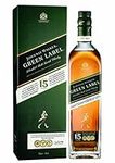 Johnnie Walker Green Label | Blended Scotch Whisky | 43% Vol | 70cl | Enjoy Neat Or In Drinks | Scottish Whisky Made Using Single Malt Whiskies Matured At Least 15 Years | With Gift Box