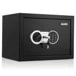 AGARO Galaxy Security Safe, 34L, Reinforced Thick Steel Door, Digital Access, Manual Keys, Adjustable Shelf, Securely Stores Cash, Jewellery, Documents, Home & Office Use