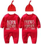 YSCULBUTOL Baby Twins Bodysuit with