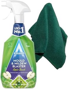 Mould Remover Spray Set - Including Astonish Mould and mildew remover anti mould spray and a Wilosc microfibre cloth - Uses include |Mould Spray for walls |Black mould remover |mildew removal spray|