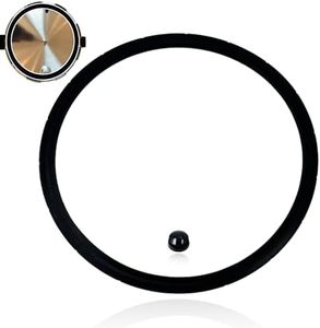 Upgraded for Presto 09936 Pressure Canner Sealing Ring Gasket 0126002 0136102 0136403 0136304 0136001 0216001 etc, for Pressure Cooker 4 6 Quart, Replace 09904 50295, with 1 Overpressure Plug, 1 Pack
