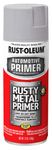 Rust-Oleum 249331 Automotive Rusty Metal Primer Spray Paint, 12 oz., Light Gray