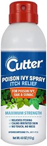 Cutter™ Poison Ivy Spray Itch Relief, Hydrocortisone Spray for Relief of Poison Ivy, Oak & Sumac Skin Itching, 113 g