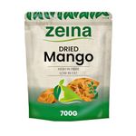 Zeina Dried Mango with Resealable Zip (700g) - High in Fibre and Low in Fat - Tropically Sweet Chewy Mango Dry Fruit Chunks - Dried Fruit Suitable for Healthy Snacking