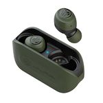 JLab Go Air Wireless Earphones, True Wireless Ear Buds with USB Charging Case, Bluetooth Earbuds with Dual Connect and Custom EQ3 Sound - TWS Cordless In Ear Earphones with Microphone, Green