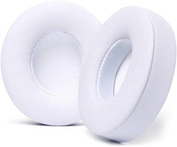 WC Extra Thick Replacement Earpads for Beats Solo 2 & 3 by Wicked Cushions - Ear Pads for Beats Solo 2 & 3 Wireless ON-Ear Headphones - Soft Leather, Luxury Memory Foam, Strong Adhesive | White