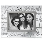 Malden Clear Expressions Glass Picture Frame, Friends, 4 by 6-Inch