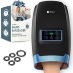 LifePro Cordless Hand Massager for Arthritis and Pain Relief with Heat Hand Massage Machine for Carpal Tunnel Finger Palm and Wrist Pain Relief - Black