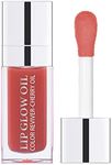 Lip Oil Hydrating, Lip Glow Oil, Non-Sticky Formula Subtle Shine With Tinted Sheer Color Liquid Lipstick, Make Lips More Shiny And Transparent