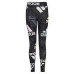 adidas Girls' Active Sports Athletic Legging Tight, Black Love Multi, X-Large