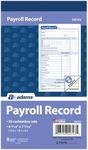 Adams Employee Payroll Record Book,