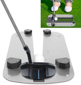 Golf Putting Trainer Aid | Improve Putting Accuracy | Personalized Difficulty Adjustments | Proper Putting Basics - Setup, Eye Position, and Face Alignment | Golf Putters Training