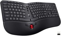 Ergonomic Keyboard, 2 in 1 Wireless