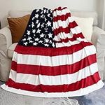Sviuse American Flag Blanket, Super