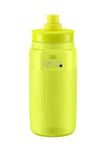 Elite Fly 550ml Bottle (Fluorescent Yellow, Textured) – Ultra-Lightweight Sports Drink Bottle with High Flow Valve