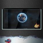 Aquarium Fish Tank Seabed Water Starry Earth Background Landscape Decorative Painting PVC Stickers (30x40cm)