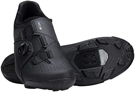 SHIMANO SH-XC300 High Value XC Mountain Bike Shoe, Black, 8-8.5 Men (EU 42)