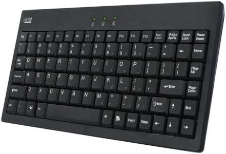 Adesso EasyTouch Mini Keyboard - USB and PS/2 (AKB-110B)