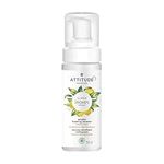 ATTITUDE Micellar Foaming Facial Cleanser, EWG Verified, Dermatologically Tested, Plant and Mineral-Based, Vegan, Lemon Leaves, 150 mL