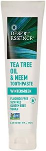 Desert Essence Natural Tea Tree Oil and Neem Toothpaste, 176g (6.25 OZ)