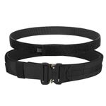 KRYDEX GEAR Quick Release Rigger MOLLE Belt 1.75 Inch Inner & Outer Tactical Heavy Duty Belt (Black, Medium)