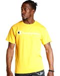 Champion Men's Big & Tall Classic Tee, C Script T-Shirt, Team Gold, S