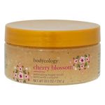 Bodycology Cherry Blossom Exfoliating Sugar Scrub | Sugar Crystal, Glycerin, Jojoba Seed Oil | Exfoliates, Removes Tan & Dead Skin, Reduces Pigmentation | For Men & Women - 297 g (Pack of 1)