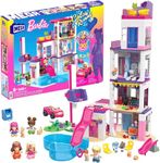 MEGA Barbie Color Reveal Building Toys Set, DreamHouse with 545 Pieces, 5 Micro-Dolls, 6 Pets and Accessories, 30 + Surprises, Kids Ages 6+ Years