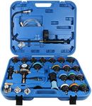 GOGOLO 28-piece cooling system tester kit imprint device car with adapter, universal cooler pressure tester pressure test tool refill set with carry bag