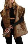 Vimyig Women's Winter Crop Puffer V