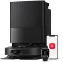 roborock QV 35A Aspirateur Robot Laveur, 8000Pa HyperForce, Station Multifonctionnelle, Serpillière Rotative 200 TR/Min & Relevable 10mm, Anti-enchevêtrement, Évitement d'obstacles, Cartographie, APP
