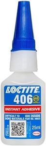 Loctite 406 Instant Adhesive | Fast Setting Cyanoacrylate Glue for Plastics & Rubbers |Surface Insensitive | Upgraded Formulation| 25mL