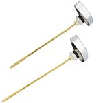 iFealClear 2PCS Toilet Tank Flush Lever Replacement for TOTO THU004-CP Trip Lever For St701C St854884, Durable Easy install Toilet Handle Replacement Trip Levers, Side Mount Toilet tank lever, Chrome