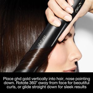 ghd Gold Hair Straightener – Black Ceramic Flat Iron