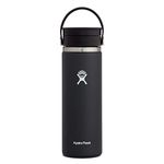 Hydro Flask Travel Coffee Flask with Flex Sip Lid - 20 oz, Black