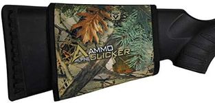 Alpine Innovations AmmoSlicker | Ammo Pouch | Buttstock Shell Holder | Hunting Accessories | Weatherproof and Secure Storage | Small Caliber Fits 10 Rounds | Alpine Mountain Camo