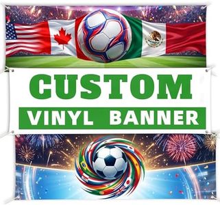 Custom Flag Personalized Soccer Banner for Fans, Customized National Team Flag with Photo and Text, Personalized Tapestry for Bar, Home & Watch Party Decor, World Football Events Accessories.