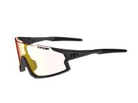 Tifosi Optics Stash Sunglasses - Ideal For Cycling (Gravel, MTB & Road), Baseball, Softball & Pickleball, Matte Gunmetal (Clarion Red Fototec)